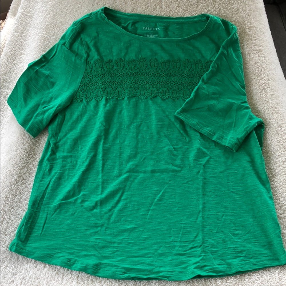 Green Talbots short sleeve shirt XLP